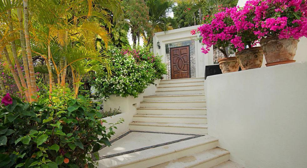 Main entrance - Villa Dos Palapas, La Punta; Manzanillo