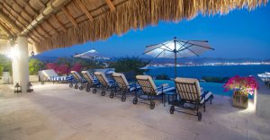 Pool with ocean view - Villa Luna Azul, La Punta; Manzanillo