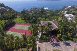 Tennis inside the gated community
