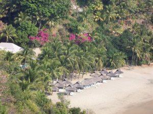 Private beach club house