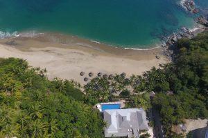 Private beach club house