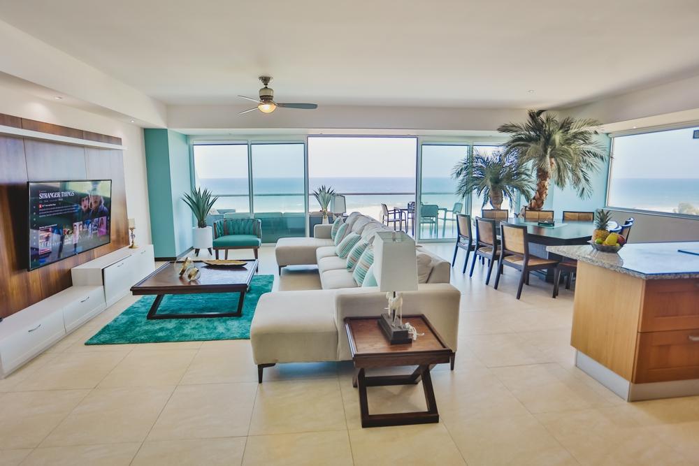 Living / dining room - Peninsula Mazatlan 4G, Sinaloa