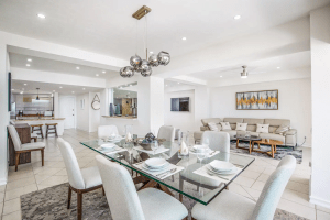 Open concept living/dining/kitchen - D-902 - Puerto Vallarta