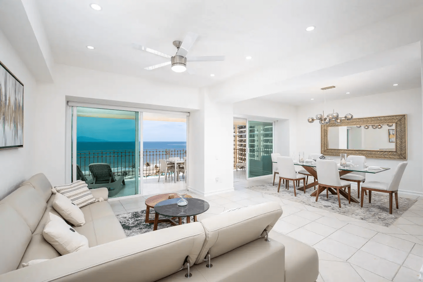 Family room with ocean view - D-902 - Puerto Vallarta