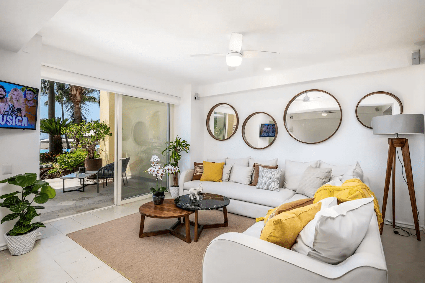 Living room with ocean views - Villa F4 - Puerto Vallarta