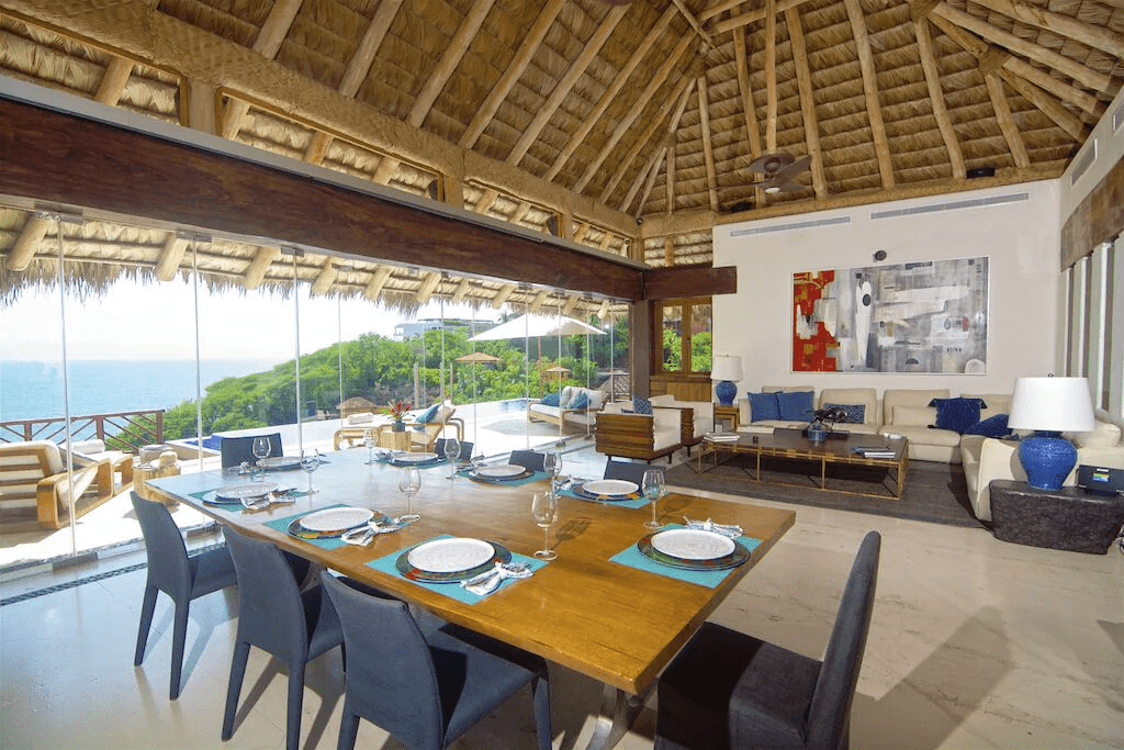 Indoor dining area - Casa Tramontana, Nuevo Vallarta