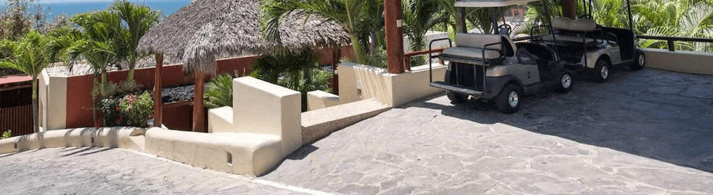 Two golf carts included - Casa Tramontana, Nuevo Vallarta
