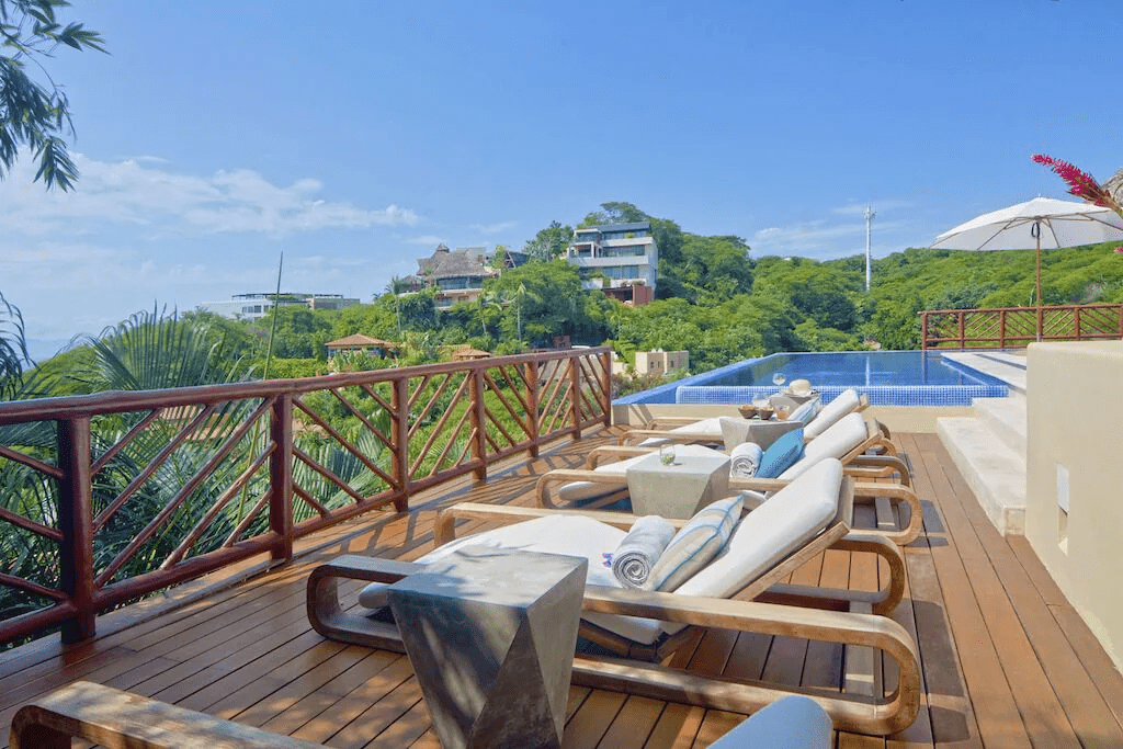 Pool with ocean views - Casa Tramontana, Nuevo Vallarta