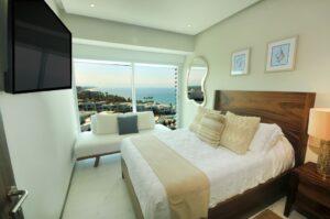 Bedroom two with queen bed and single sofa bed - Maritima U9, Nuevo Vallarta, Mexico