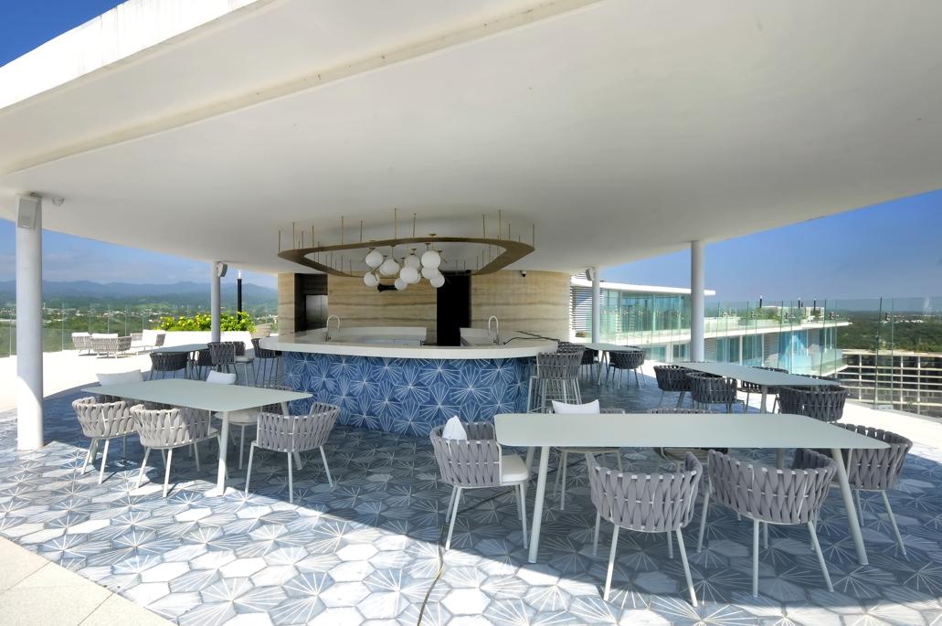 Roof top bar - Maritima U9, Nuevo Vallarta, Mexico