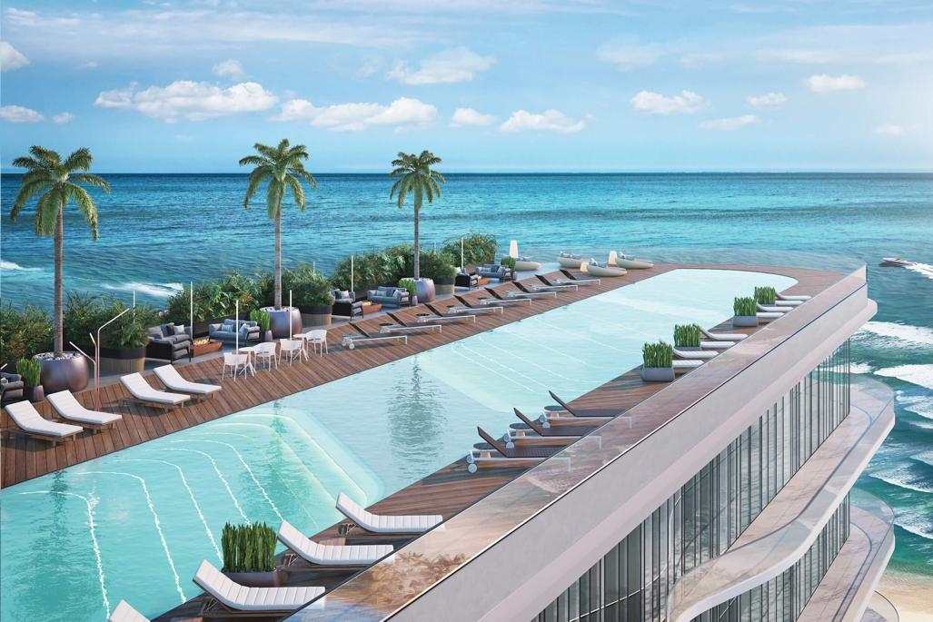 Roof top swimming pool - Maritima U9, Nuevo Vallarta, Mexico