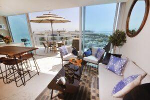 Living room - Maritima U9, Nuevo Vallarta, Mexico