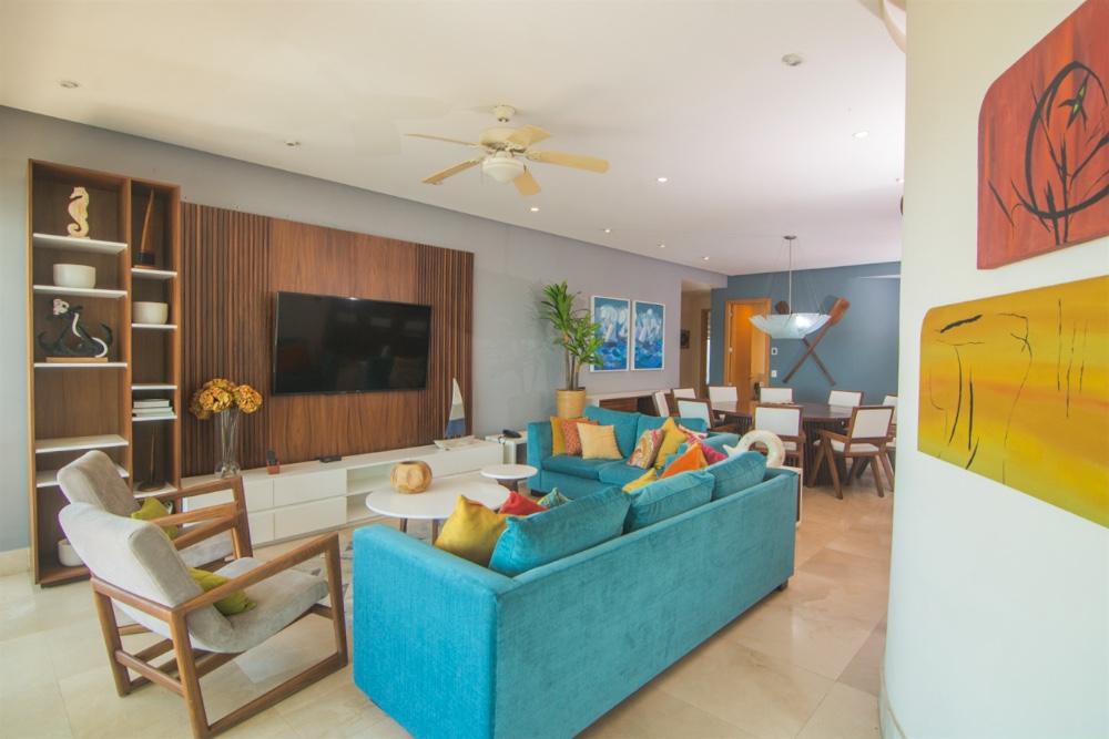 Living room - Edzna 602, Nuevo Vallarta, Mexico