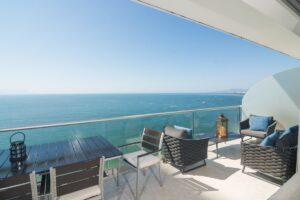 Large furnished terrace - Peninsula 17A - Puerto Vallarta
