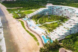 Entire view of the private complex