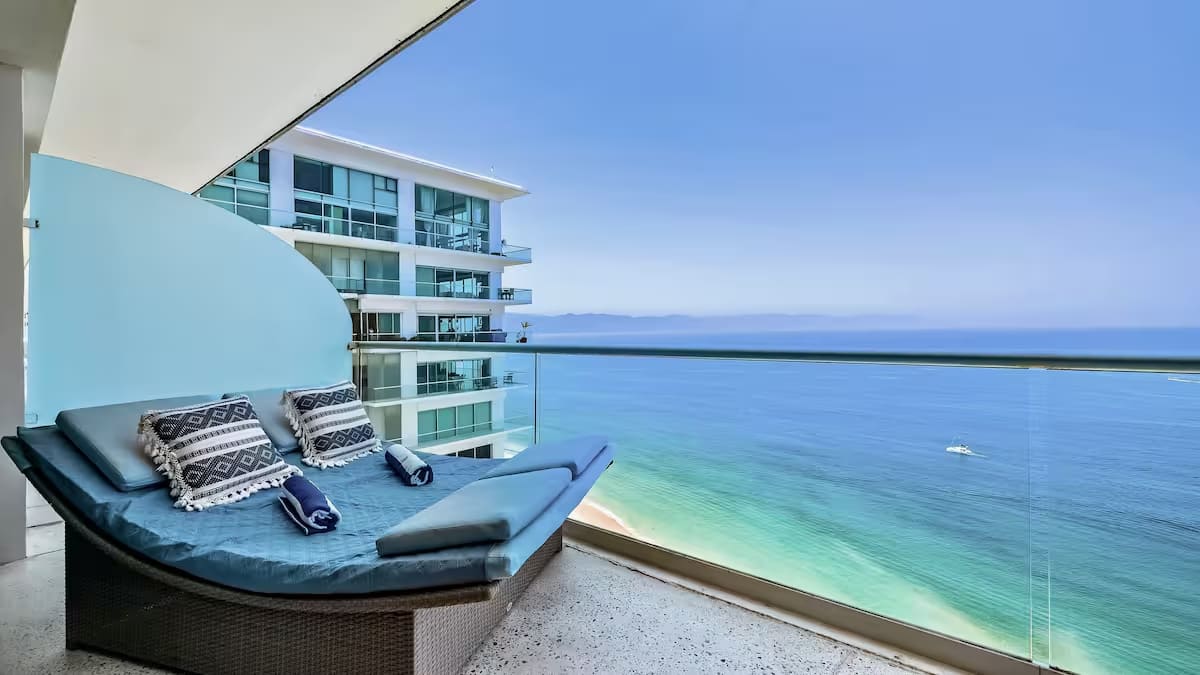 Lounge around all day on the patio and enjoy the view and the sounds of the ocean