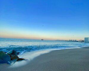 Early morning walks on the beach are the best