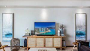 Professionally decorated with coastal decor